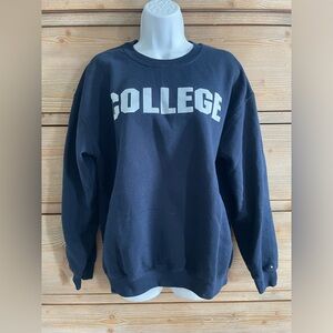 Fun novelty “COLLEGE” sweatshirt as seen in Animal House movie. Medium.